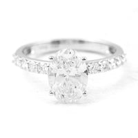 2.40 Carats Lab Grown Diamond 14K Gold Ring