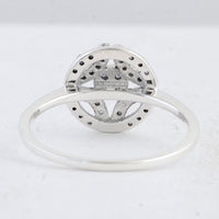 0.79 Ct Round Cubic Zirconia 925 Sterling Silver Ring