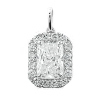 2.47 Carats Lab Grown Diamond 14K Gold Pendant