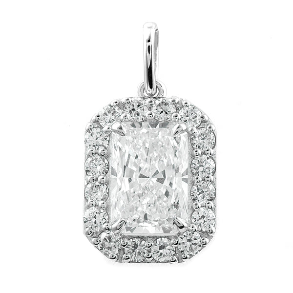 2.47 Carats Lab Grown Diamond 14K Gold Pendant