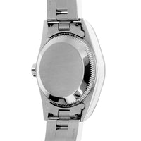 Rolex Oyster Perpetual 76080 Black 369 White Bar K Series Pre-owned Women's