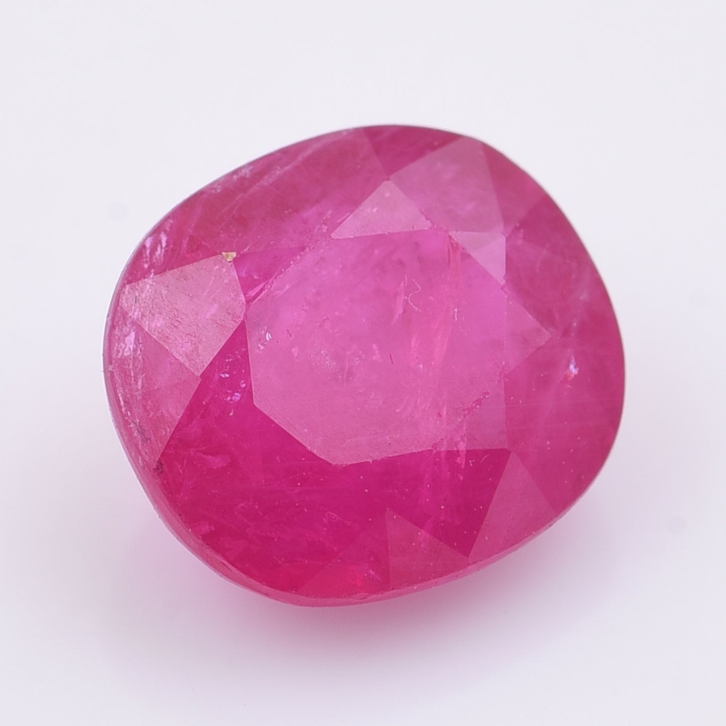 1.92 Natural Corundum Ruby Rectangular Cushion Mixed Cut Gemstone