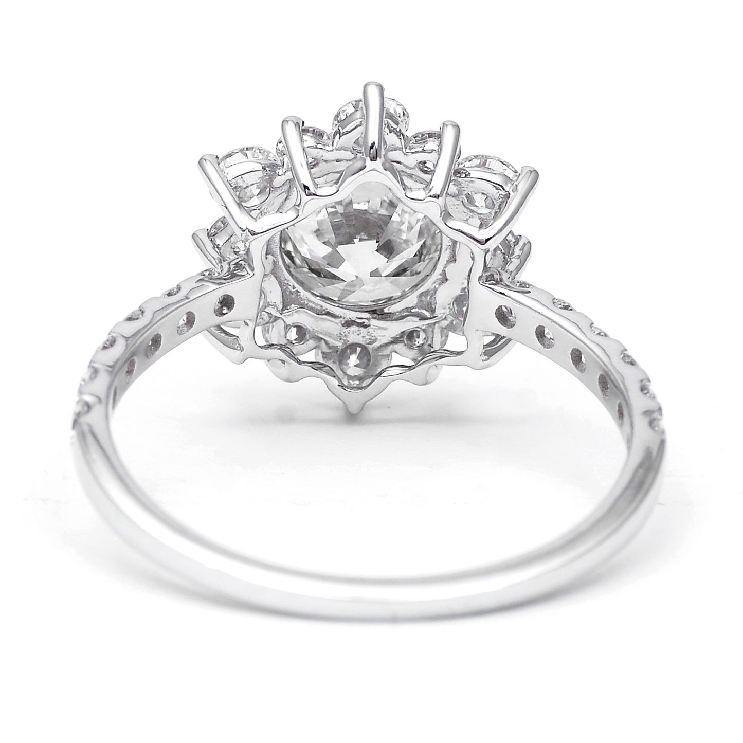 2.06 Carats Lab Grown Diamond 14K Gold Ring