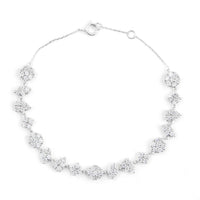 2.27 Carats Lab Grown Diamond 14K Gold Bracelet