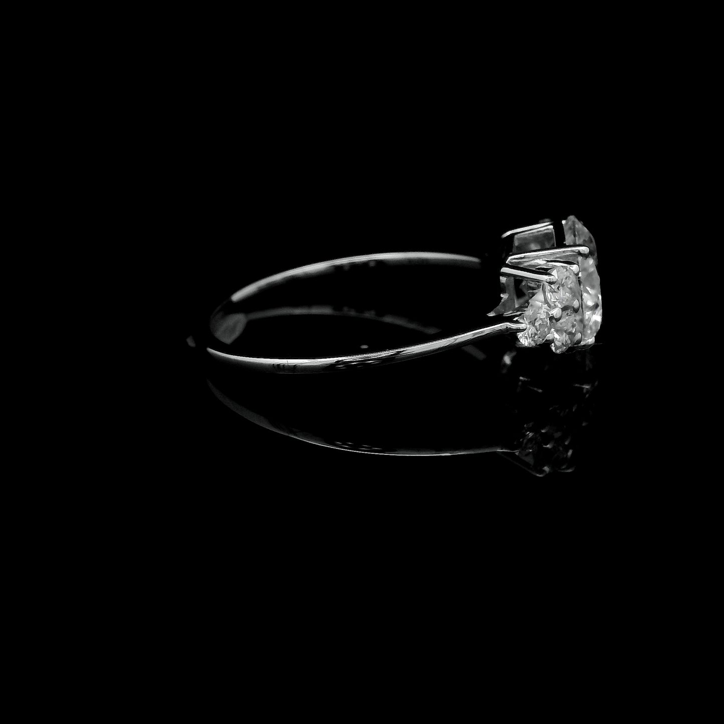 1.90 Ct Round Lab Grown Diamond 14K Gold Ring