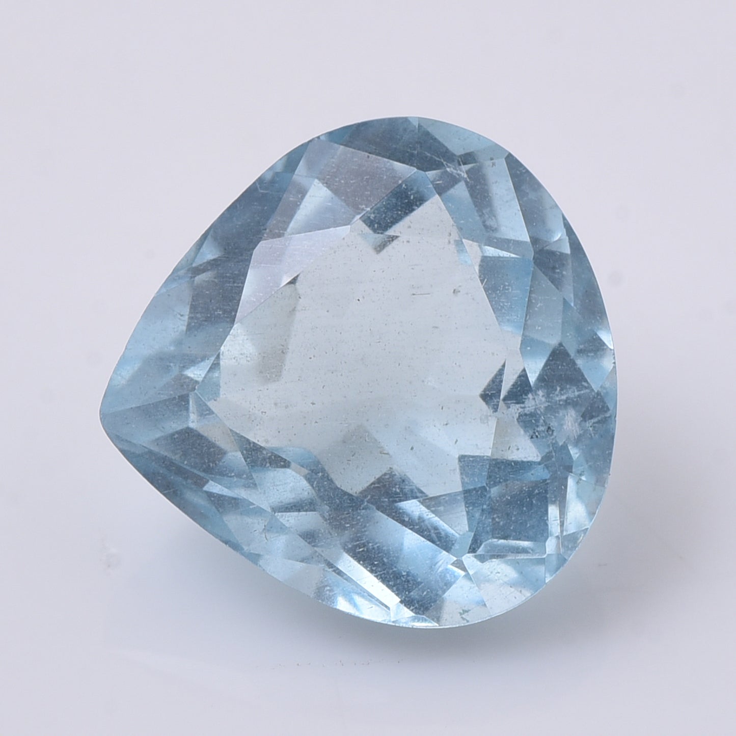 4.22 Natural Beryl Aquamarine Pear Mixed Cut Gemstone