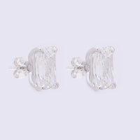 3.86 Carats Lab Grown Diamond 14K Gold Earrings