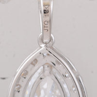 2.51 Carats Lab Grown Diamond 14K Gold Pendant