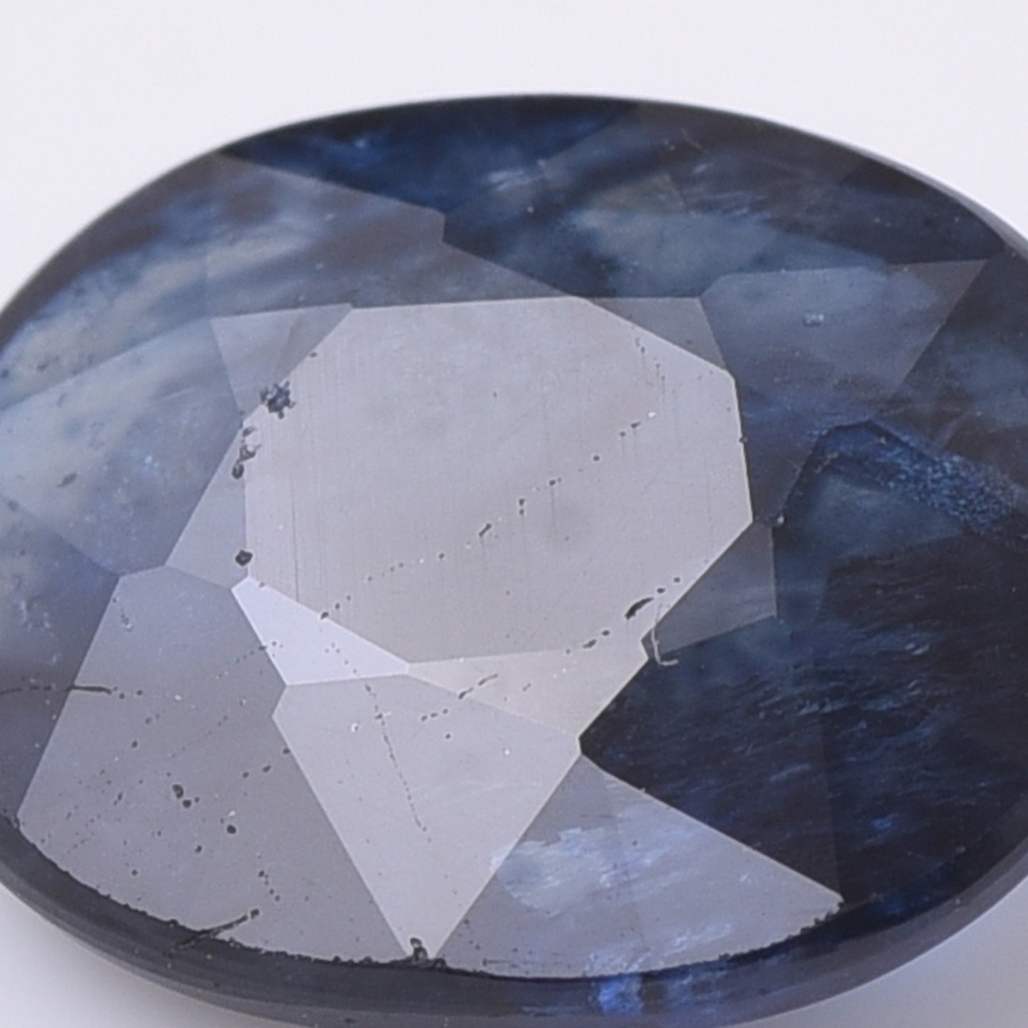 2.92 Natural Corundum Sapphire Oval Mixed Cut Gemstone