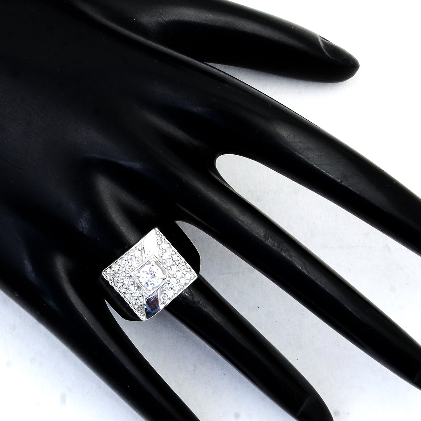 2.10 Ct Cubic Zirconia 925 Sterling Silver Ring