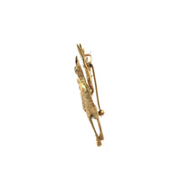 No Brand - K18 - Sapphire 0.03ct Diamond 1.24ct Pendant Brooch
