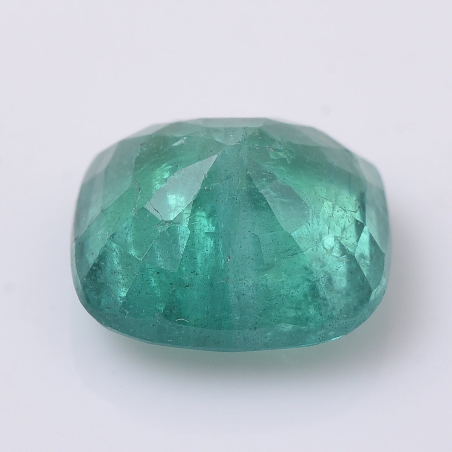 3.77 Natural Beryl Emerald Rectangular Cushion Mixed Cut Gemstone