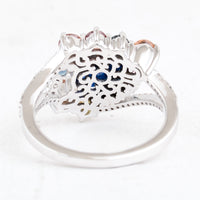 3.14 Carats Sapphire 14K Gold Ring