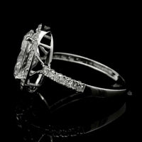 3.12 Carats Lab Grown Diamond 14K Gold Ring