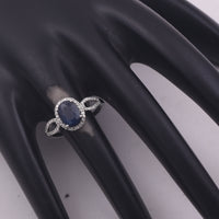 1.83 Ct Oval Mixed Cut Natural Sapphire 950 Platinum Ring