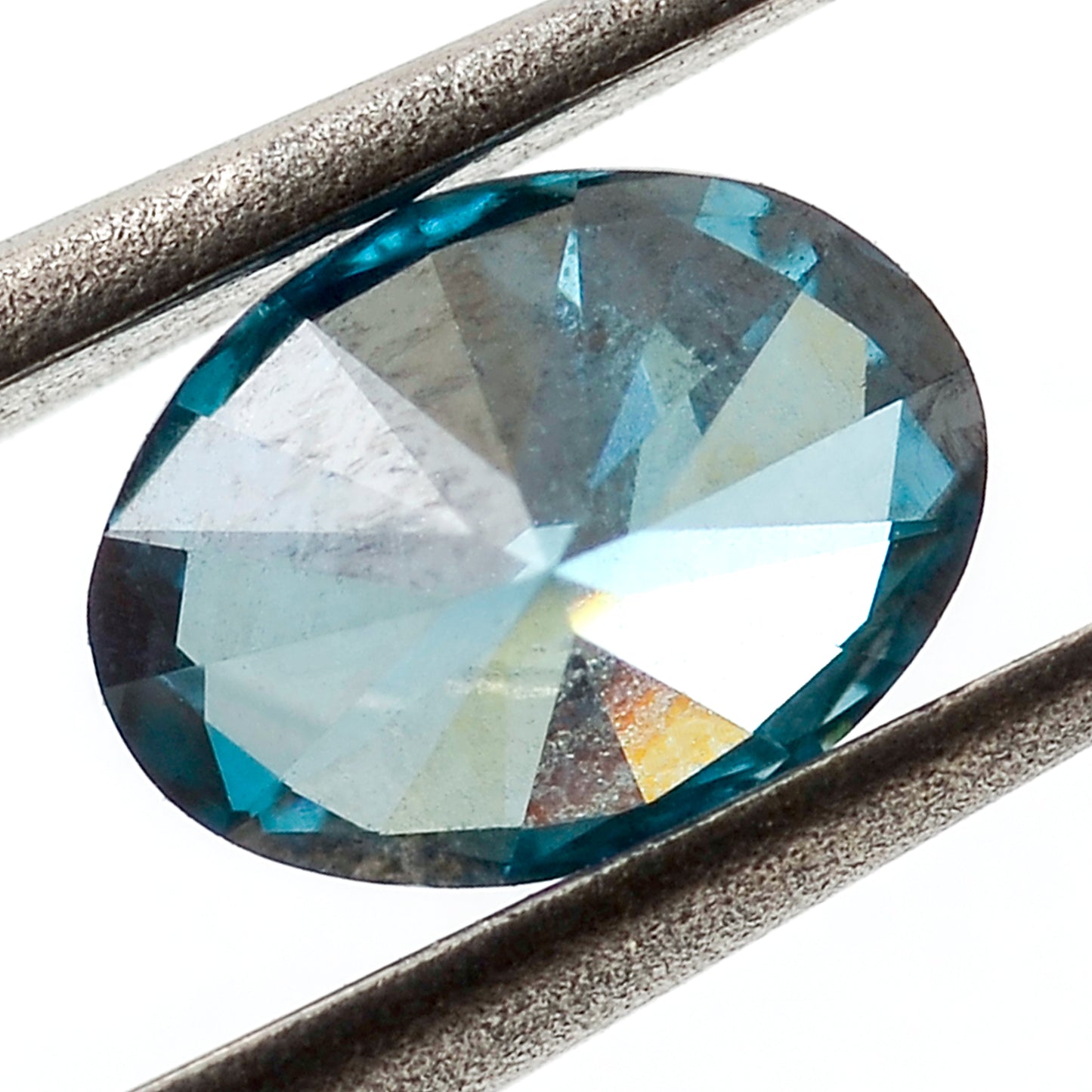 0.37 Blue Diamond Oval Loose Diamond