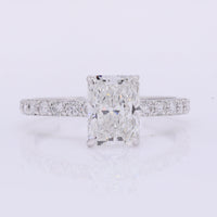 2.43 Carats Lab Grown Diamond 14K Gold Ring
