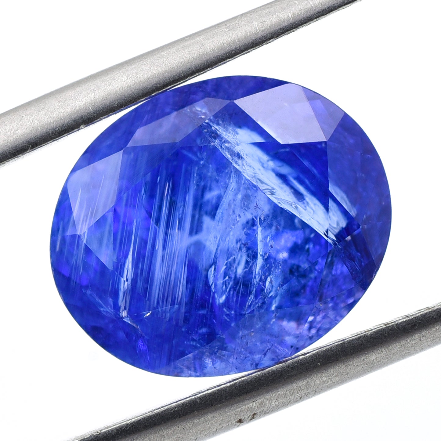 6.08 Natural Zoisite Tanzanite Oval Mixed Cut Gemstone