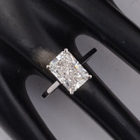 3.07 Carats Lab Grown Diamond 14K Gold Ring