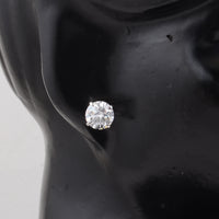4.02 Carats Lab Grown Diamond 14K Gold Earrings
