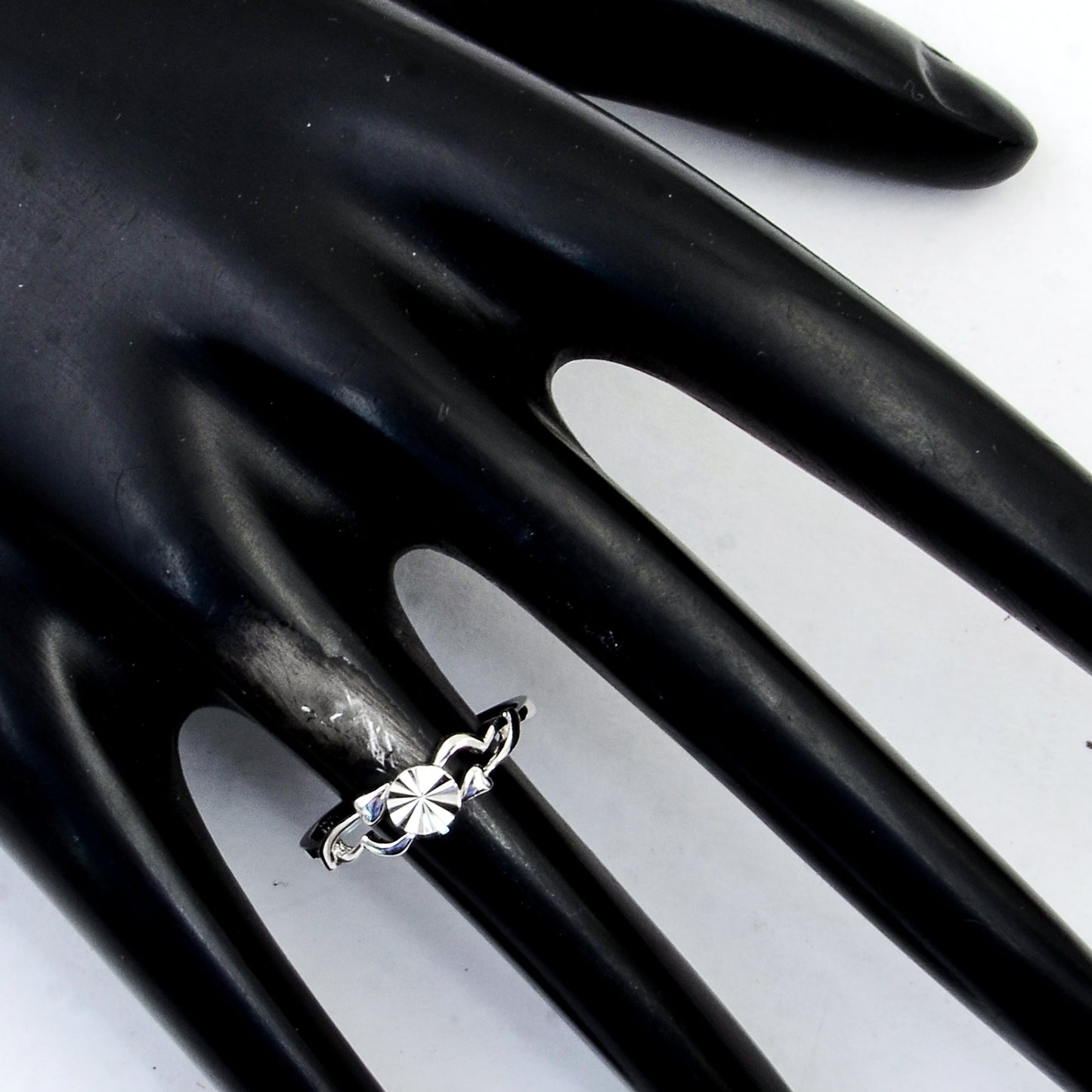 0.00 Ct Plain 925 Sterling Silver Ring