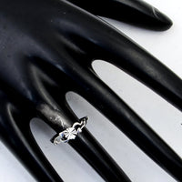 0.00 Ct Plain 925 Sterling Silver Ring