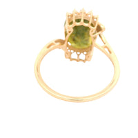 5.67 Ct Oval Fancy Sapphire 14K Gold Ring