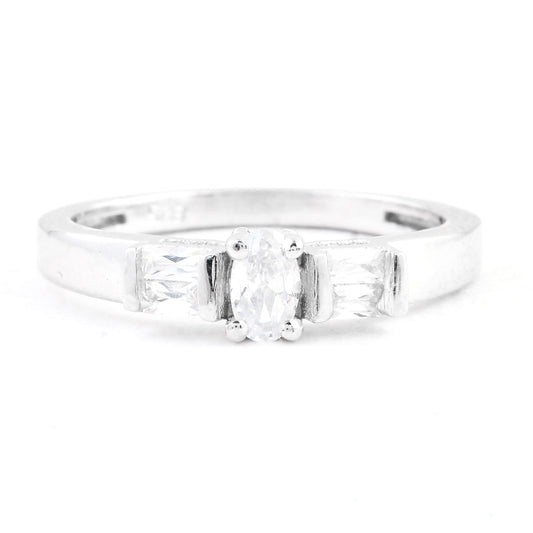 1.11 Ct Cubic Zirconia 925 Sterling Silver Ring