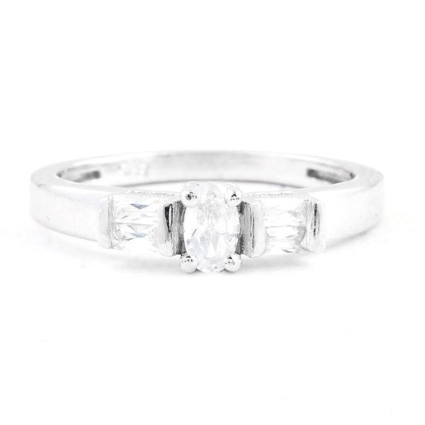 1.11 Ct Cubic Zirconia 925 Sterling Silver Ring