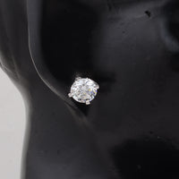 4.05 Carats Lab Grown Diamond 14K Gold Earrings