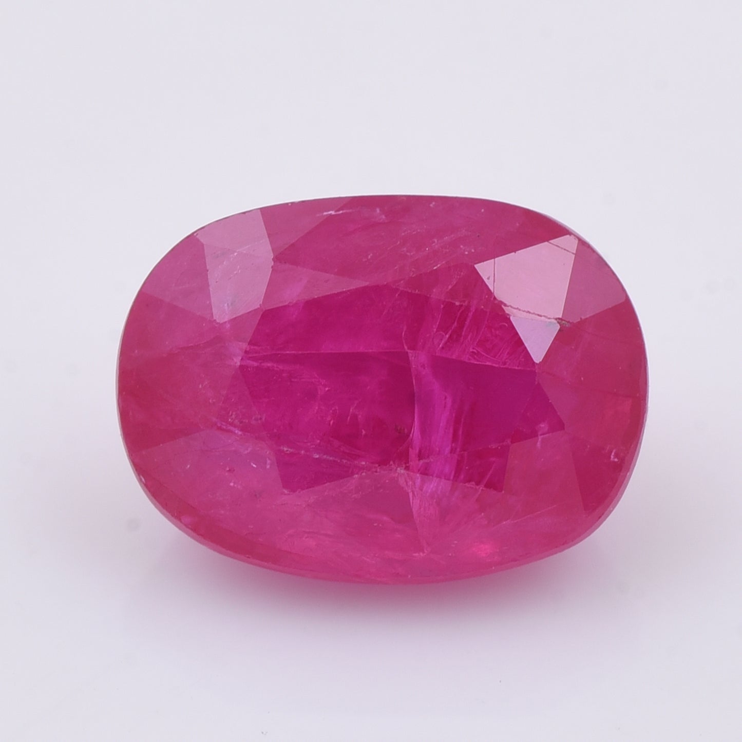 2.37 Natural Corundum Ruby Rectangular Cushion Mixed Cut Gemstone