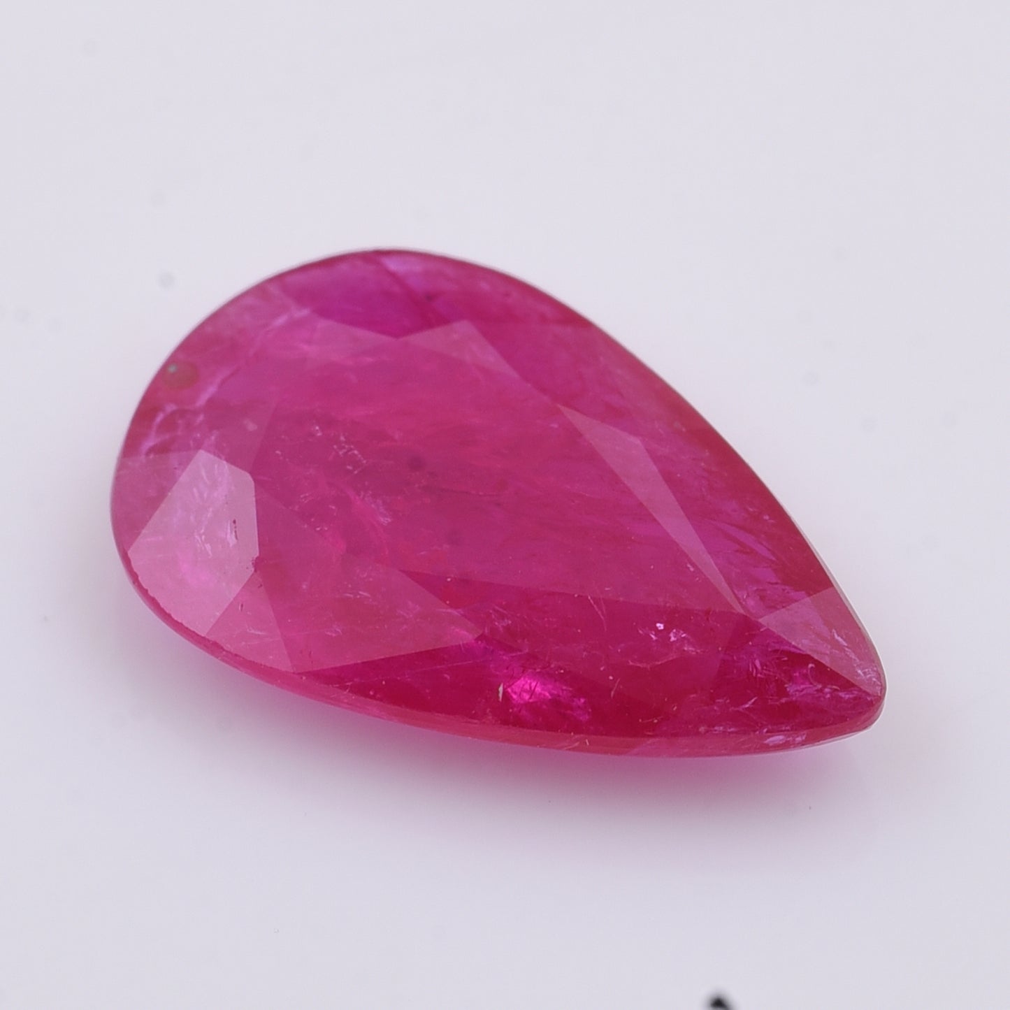 2.03 Natural Corundum Ruby Pear Mixed Cut Gemstone