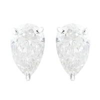 2.98 Carats Lab Grown Diamond 14K Gold Earrings