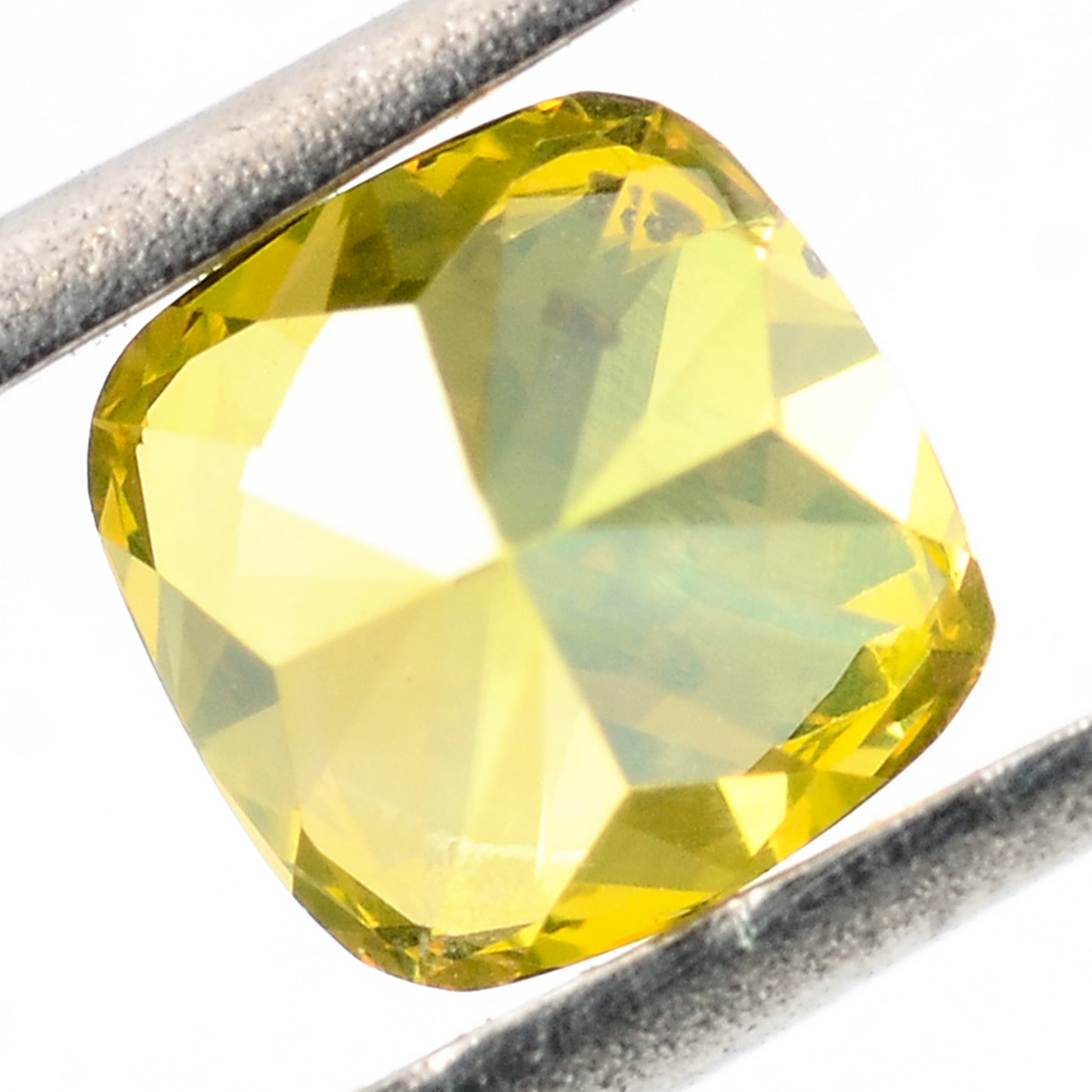 0.82 Carat Yellow Diamond Cushion Loose Gemstone