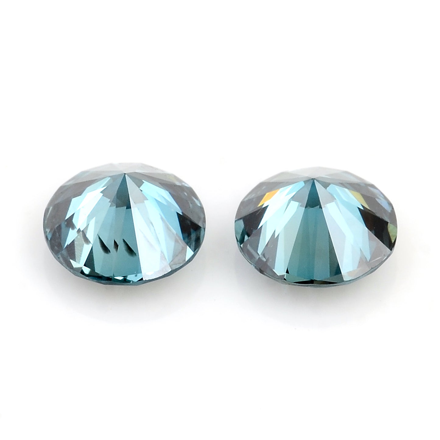 0.42 Blue Diamond Round Loose Gemstone