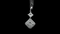 3.10 Carats Lab Grown Diamond 14K Gold Pendant