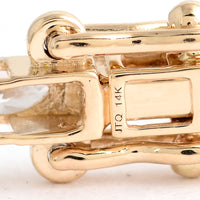 3.43 Carats Lab Grown Diamond 14K Gold Bracelet