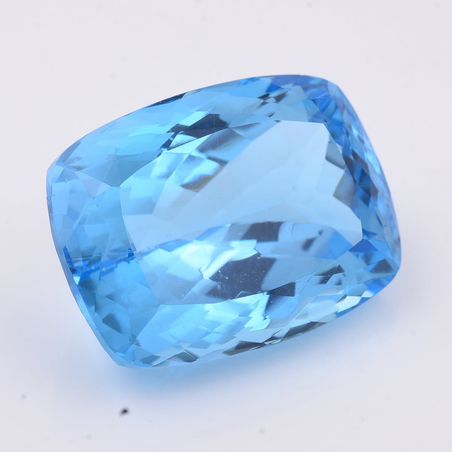 66.34 Natural Topaz Blue Topaz Rectangular Cushion Mixed Cut Gemstone
