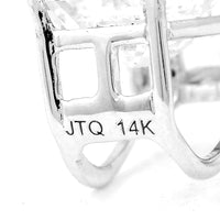 3.10 Carats Lab Grown Diamond 14K Gold Pendant