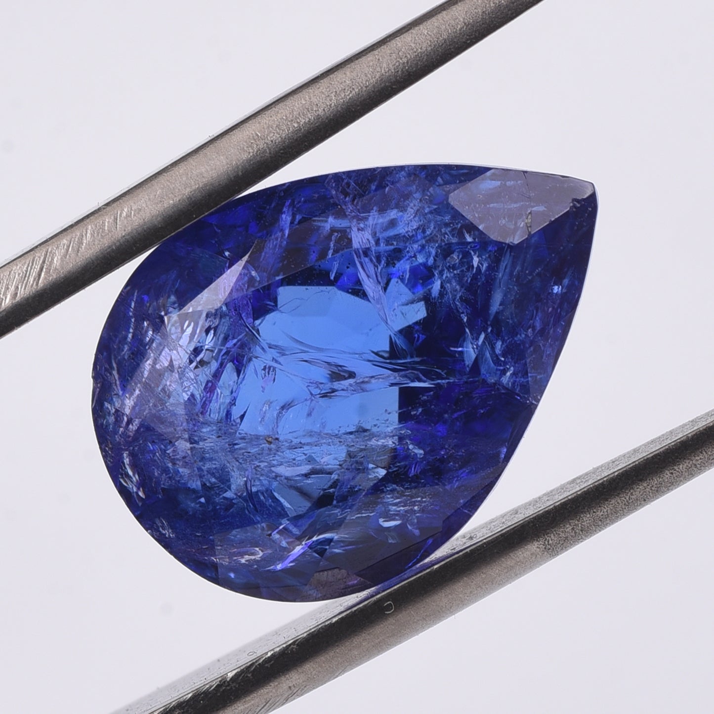 7.07 Natural Zoisite Tanzanite Pear Mixed Cut Gemstone