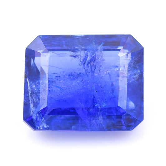 6.03 Natural Zoisite Tanzanite Emerald Cut Gemstone