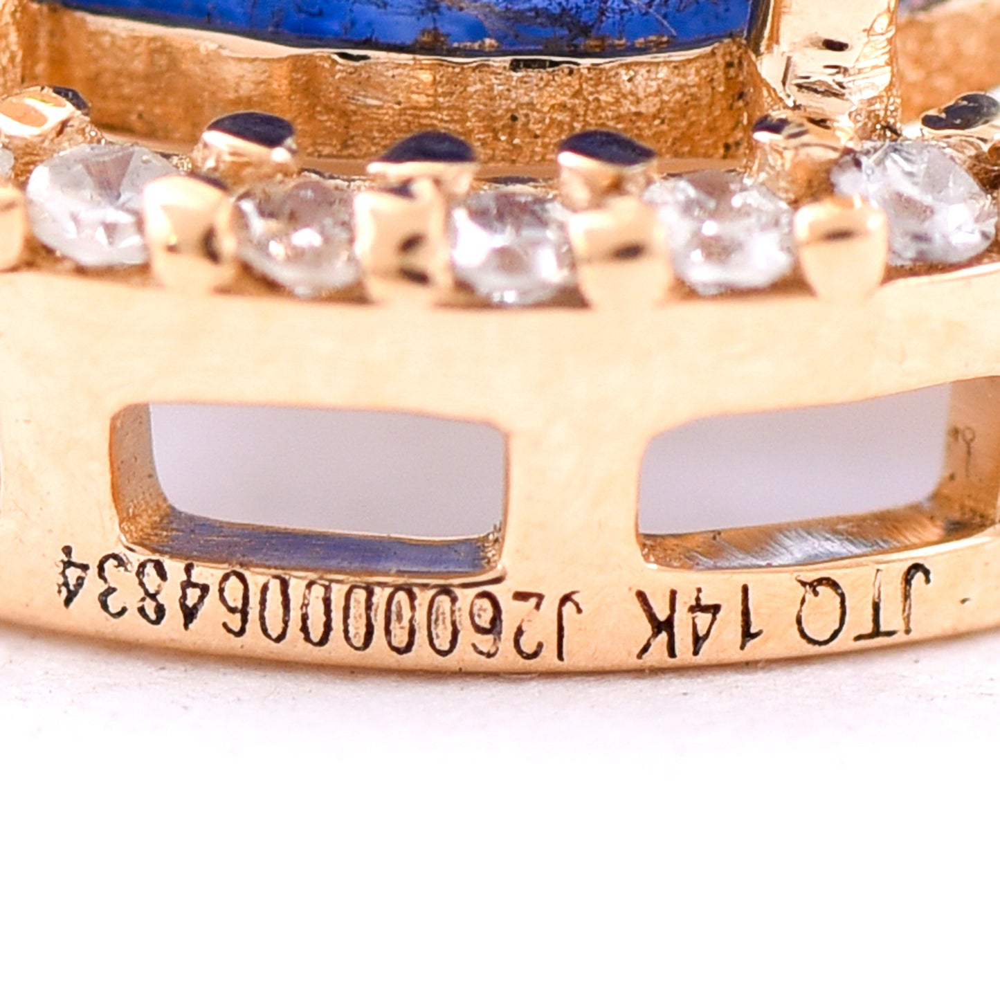 1.27 Ct Oval Mixed Cut Natural Sapphire 14K Gold Pendant