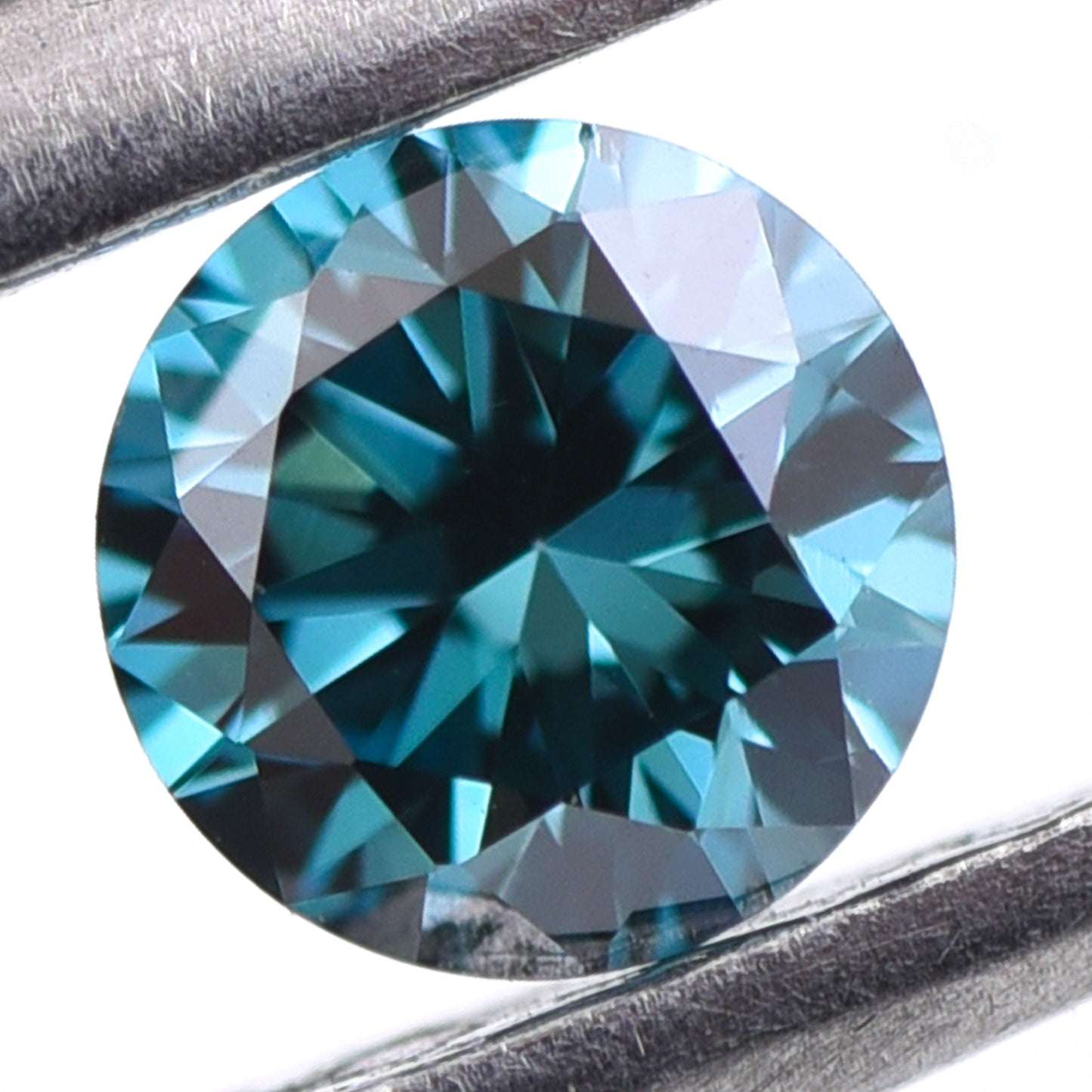 0.58 Blue Diamond Round Loose Diamond