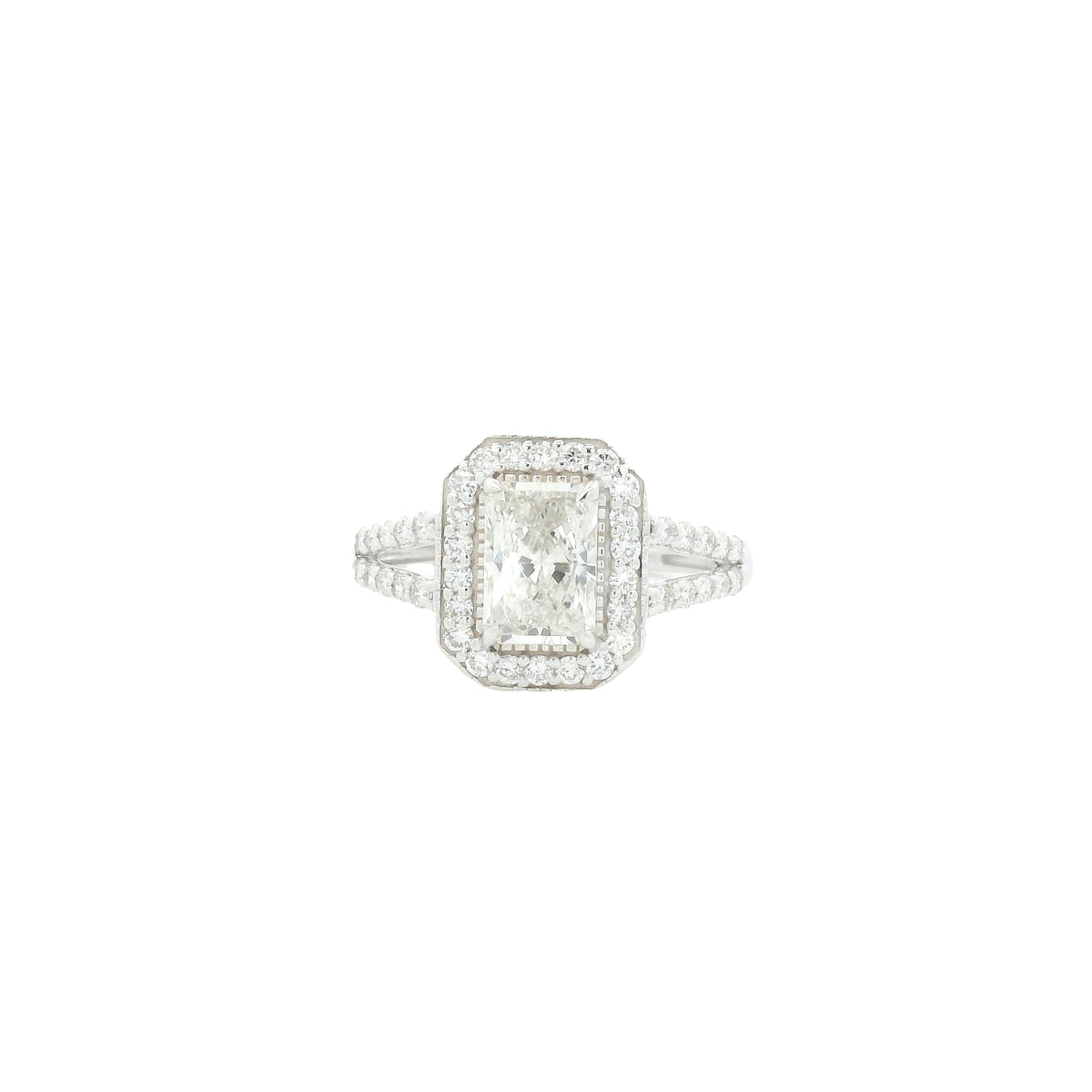 1.52 Carats Lab Grown Diamond 14K Gold Ring