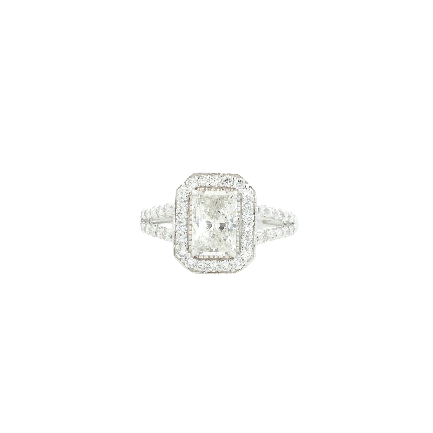 1.52 Carats Lab Grown Diamond 14K Gold Ring