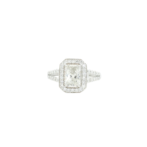1.52 Carats Lab Grown Diamond 14K Gold Ring