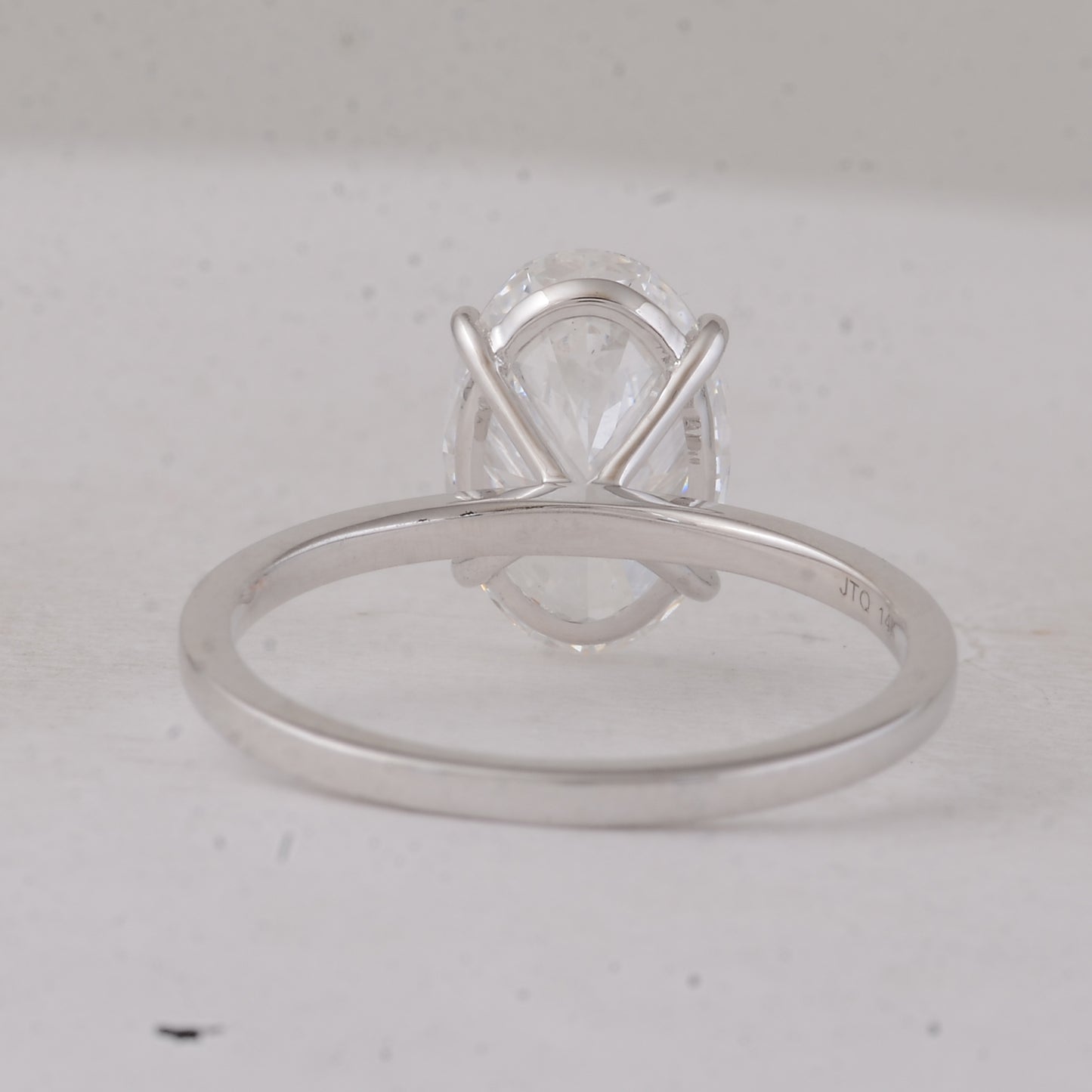 2.56 Carats Lab Grown Diamond 14K Gold Ring