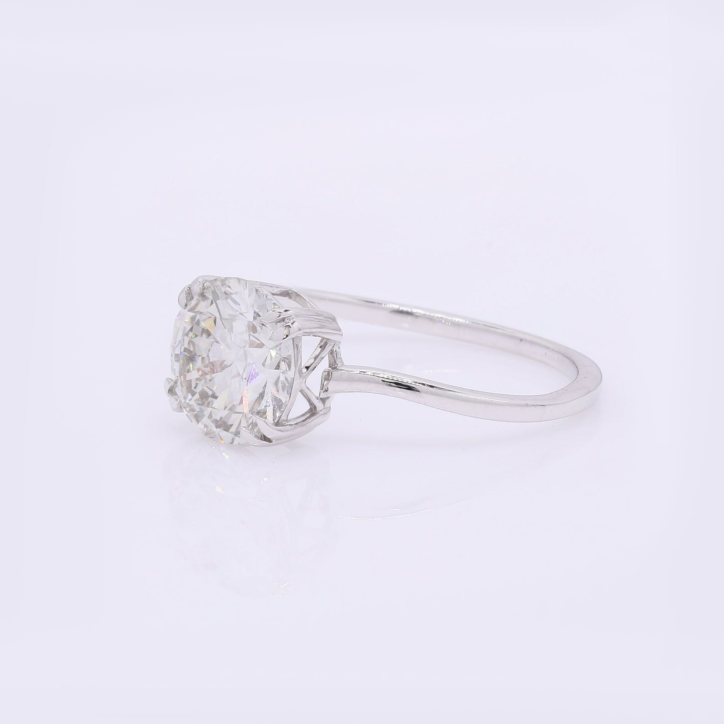 2.03 Carats Lab Grown Diamond 14K Gold Ring