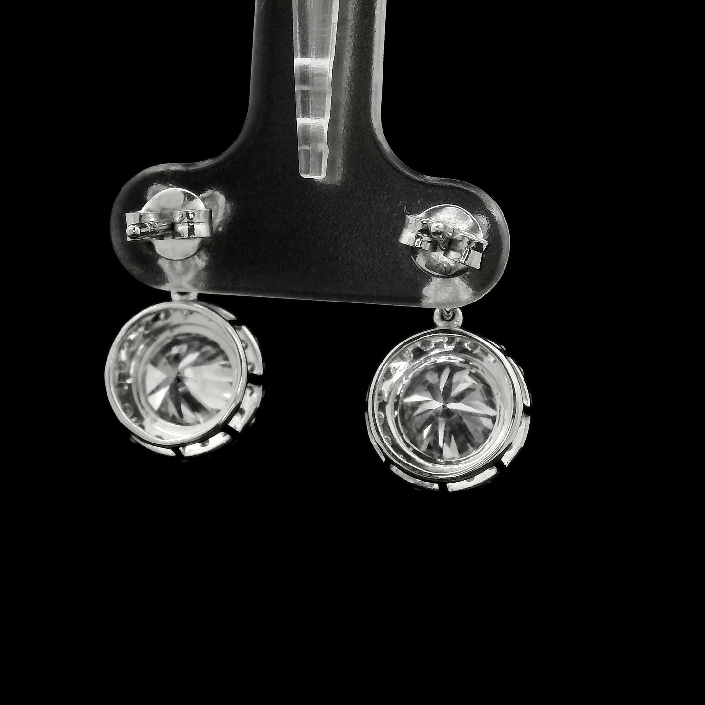 3.66 Carats Lab Grown Diamond 14K Gold Earrings