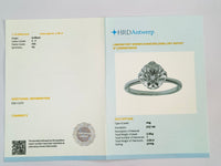 2.03 Carats Lab Grown Diamond 14K Gold Ring